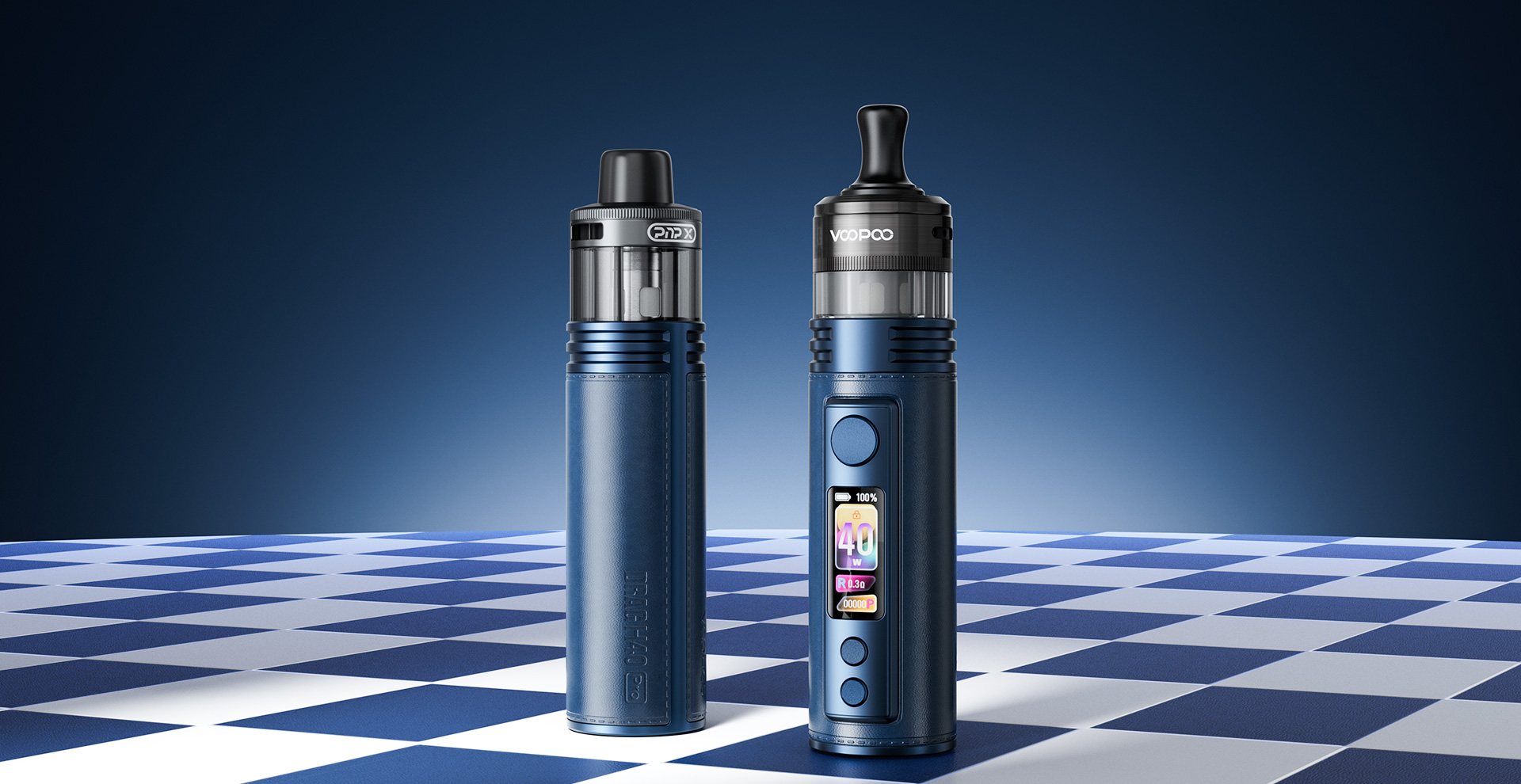 VOOPOO DRAG H40 Pro – displej a ovládání