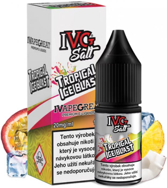IVG SALT liquid Tropical Ice Blast 10ml - 10mg