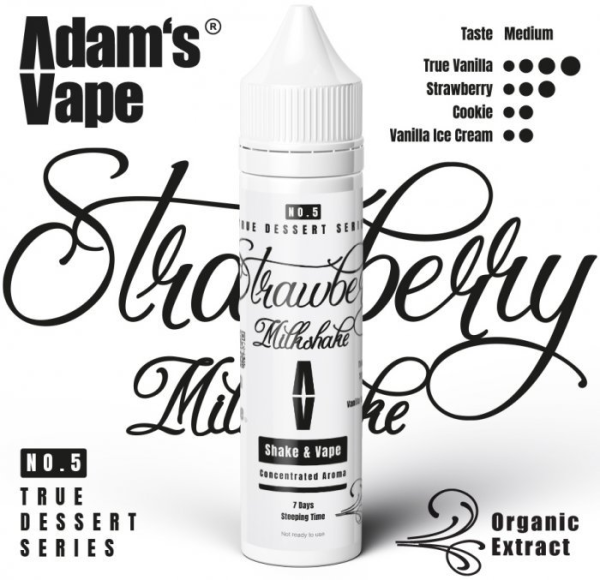 Adam´s Vape S&V příchuť Strawberry Milkshake 10ml