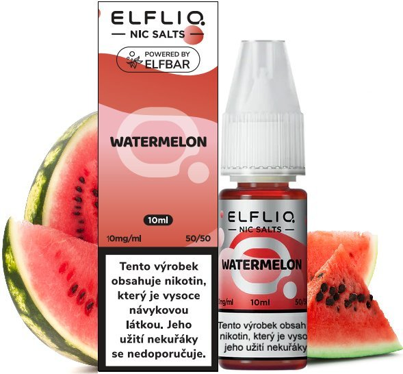 ELFLIQ Nic SALT liquid Watermelon 10ml - 10mg