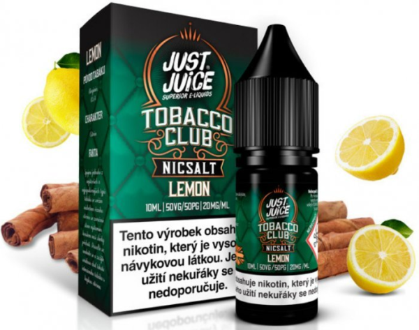 Just Juice SALT liquid Tobacco Lemon 10ml - 20mg