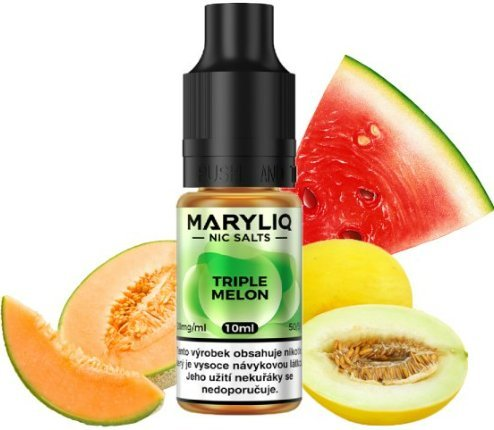 MARYLIQ Nic SALT liquid Triple Melon 10ml - 20mg