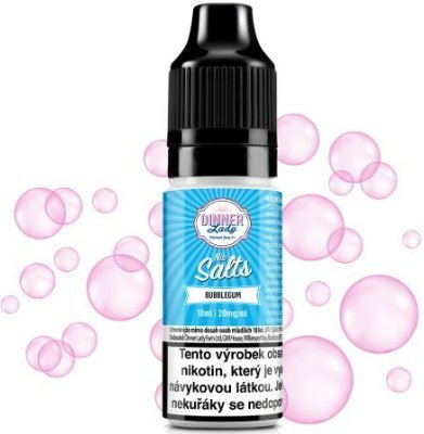 Dinner Lady Nic SALT liquid Bubblegum 10ml - 20mg