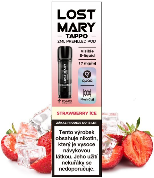 Elf Bar LOST MARY TAPPO náplň Strawberry Ice 17mg