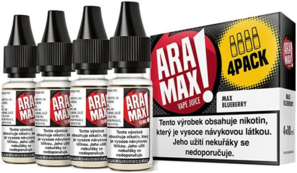 liquid 4Pack Max Blueberry 4x10ml-3mg (2)