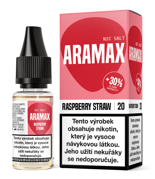 Salt liquid Raspberry Straw (Malina s jahodou) 10ml - 10mg (2)