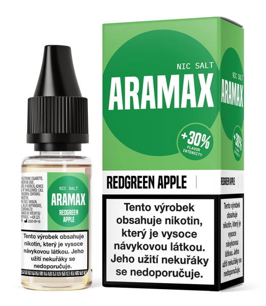 Salt liquid Redgreen Apple (Jablečná směs) 10ml - 10mg (3)