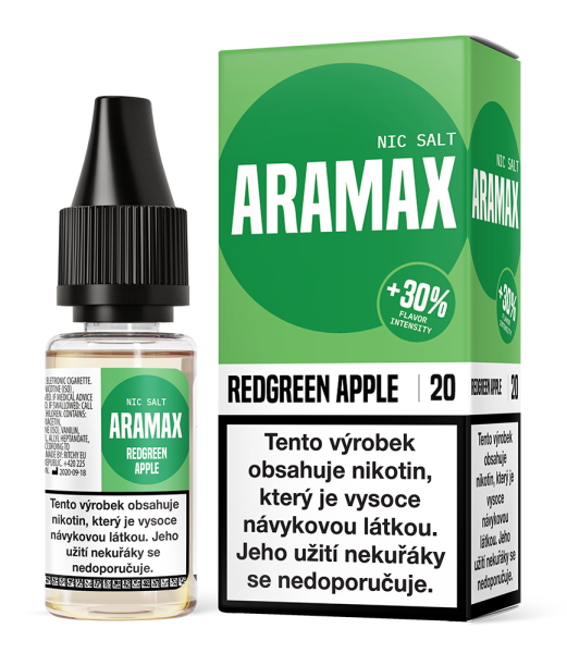 Salt liquid Redgreen Apple (Jablečná směs) 10ml - 10mg (2)