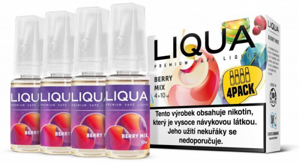 Ritchy Liqua Elements liquid 4Pack Berry Mix 4x10ml-12mg (lesní plody)