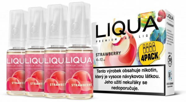 Ritchy Liqua Elements liquid 4Pack Strawberry 4x10ml-12mg (Jahoda)