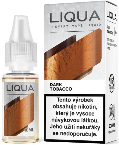 Ritchy Liqua Elements liquid Dark Tobacco 10ml-3mg (Silný tabák)