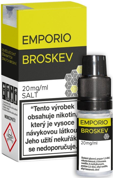 Imperia Emporio SALT liquid Broskev 10ml - 20mg