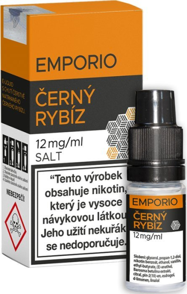 Imperia Emporio SALT liquid Černý Rybíz 10ml - 12mg