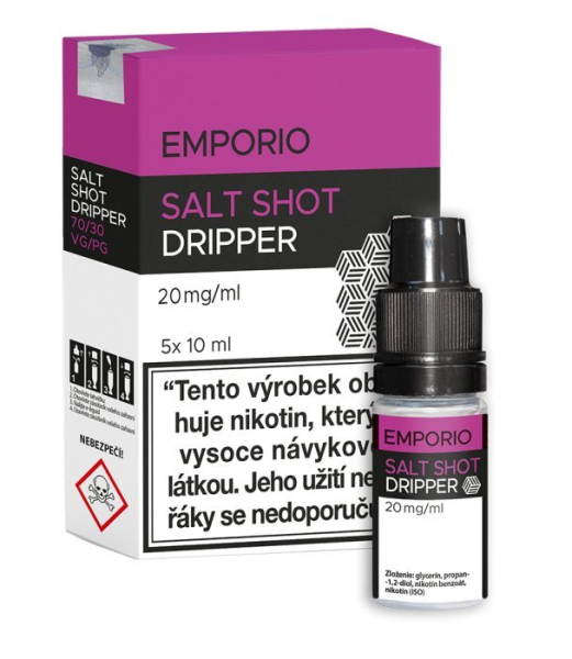Imperia Emporio Booster SALT SHOT Dripper 5x10ml 20mg