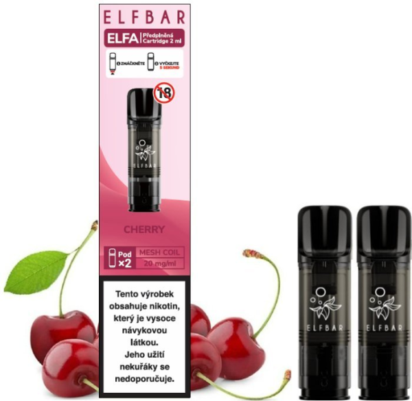 Elf Bar ELFA Pod cartridge 2Pack Cherry 20mg