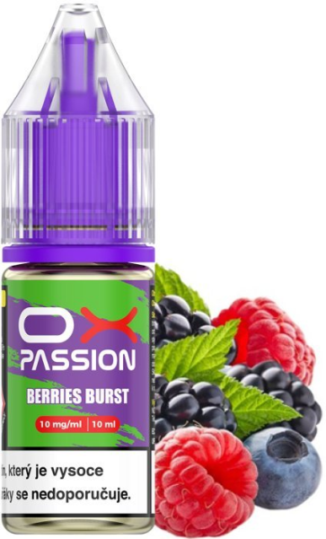OXVA OX PASSION Salt liquid Berries Burst 10ml - 10mg