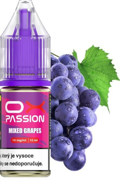 OXVA OX PASSION Salt liquid Mixed Grapes 10ml - 20mg