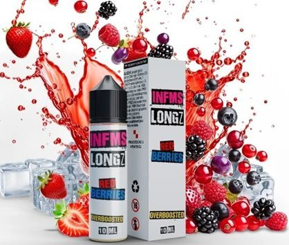 Infamous LongZ S&V příchuť Red Berries 10ml