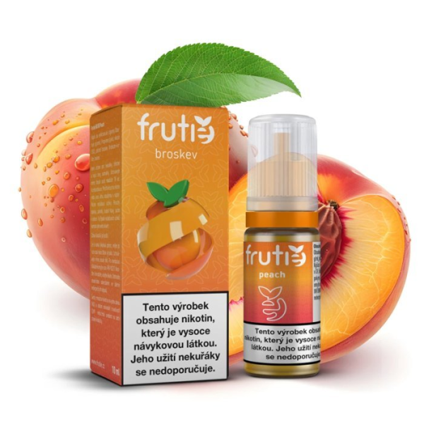 Frutie 50/50 liquid Broskev (Peach) 10ml - 6mg