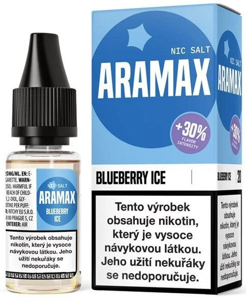 Aramax Salt liquid Blueberry Ice 10ml - 20mg