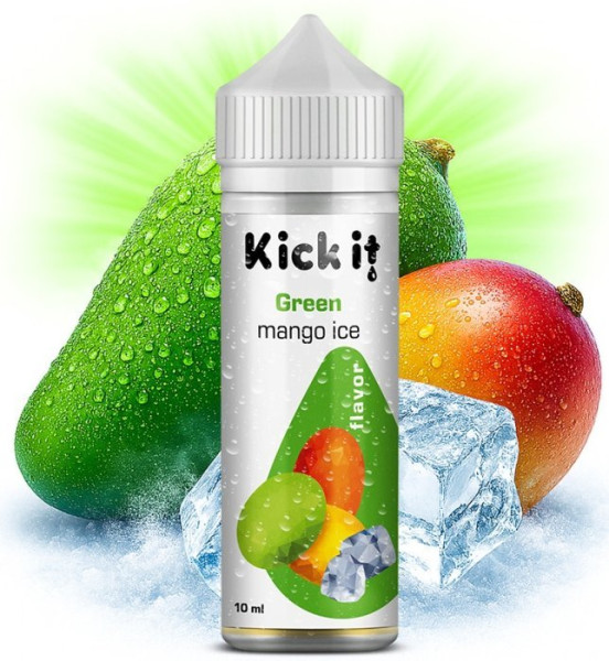 Kickit S&V příchuť Green Mango Ice 10ml