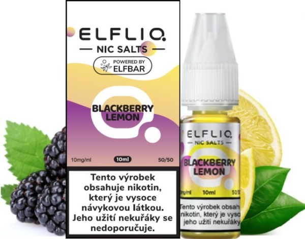 Nic SALT liquid Blackberry Lemon 10ml - 10mg (4)