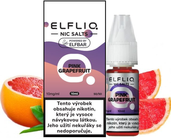 Nic SALT liquid Pink Grapefruit 10ml - 10mg (4)