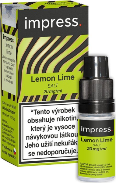 Imperia IMPRESS Salt liquid Lemon Lime 10ml - 20mg