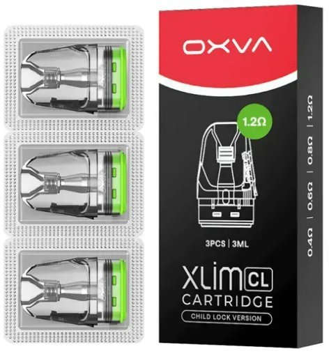 OXVA Xlim CL/V3 Pod Top Fill cartridge 1,2ohm 2ml 3Pack