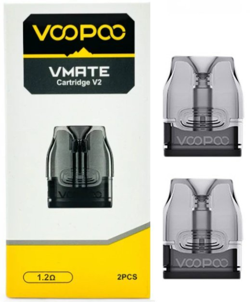 VOOPOO VMATE V2 cartridge 1,2ohm 2ml 2Pack