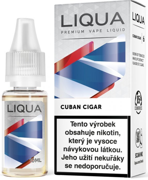 Ritchy Liqua Elements liquid Cuban Cigar 10ml-0mg (Kubánský doutník)