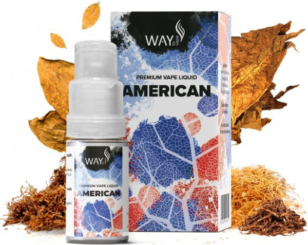 WAY to Vape liquid American 10ml-0mg
