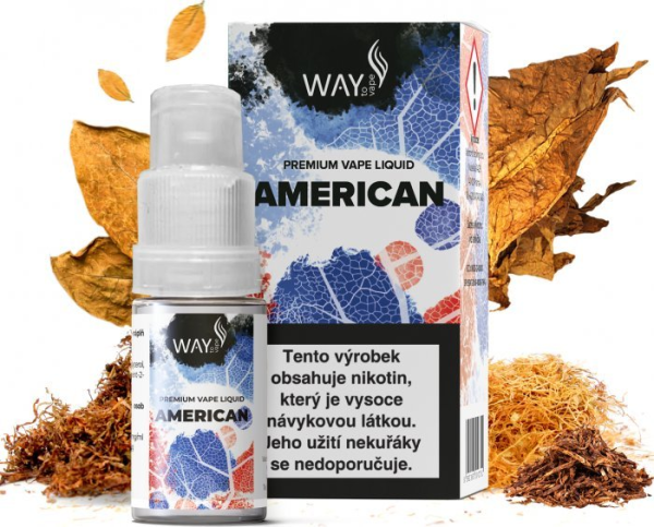 WAY to Vape liquid American 10ml-3mg
