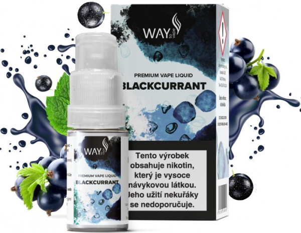 WAY to Vape liquid Blackcurrant 10ml-18mg