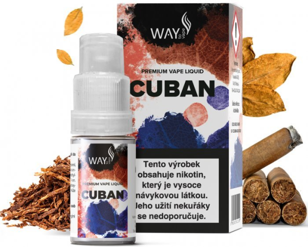WAY to Vape liquid Cuban 10ml-6mg