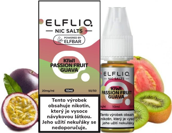 Nic SALT liquid Kiwi Passion Fruit Guava 10ml - 20mg (4)