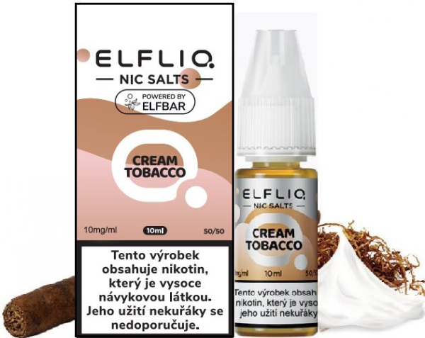 Nic SALT liquid Cream Tobacco 10ml - 10mg (3)