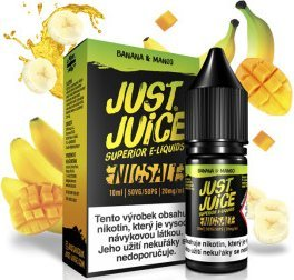 Just Juice SALT liquid Banana & Mango 10ml - 20mg