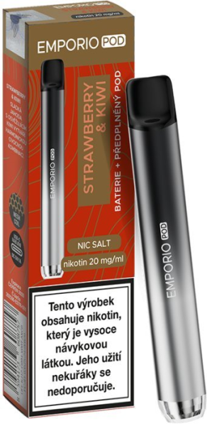 Imperia EMPORIO POD jednorázová elektronická cigareta 500mAh Strawberry & Kiwi 20mg