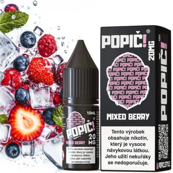 POPIC! salt liquid Mixed Berry 10ml-20mg