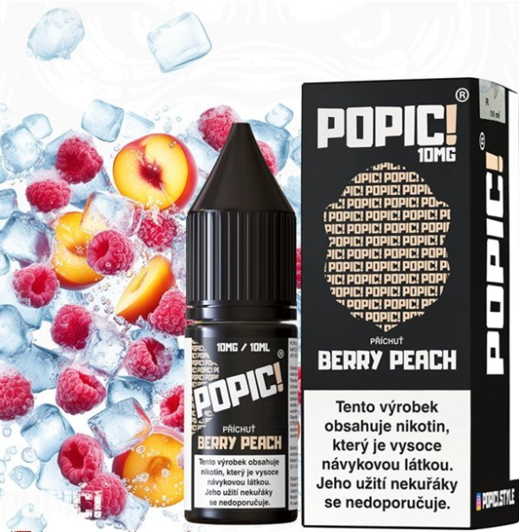 POPIC! salt liquid Berry Peach 10ml-10mg