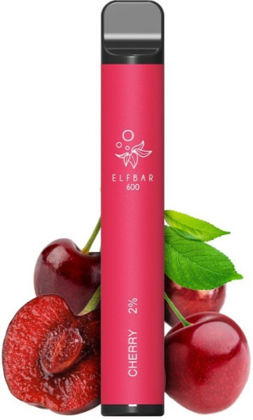 Elf Bar 600 jednorázová elektronická cigareta Cherry 20mg