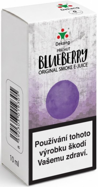 Dekang liquid Blueberry 10ml - 0mg (Borůvka)
