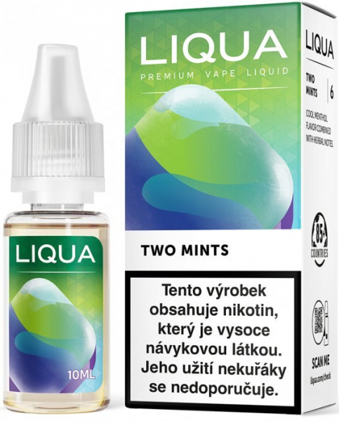 Ritchy Liqua Elements liquid Two Mints 10ml-18mg (Chuť máty a mentolu)