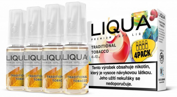 Ritchy Liqua Elements liquid 4Pack Traditional tobacco 4x10ml-3mg (Tradiční tabák)