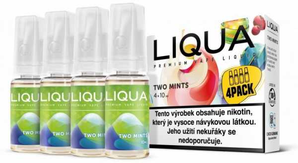 Ritchy Liqua Elements liquid 4Pack Two mints 4x10ml-12mg (Chuť máty a mentolu)