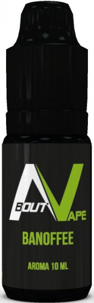 Bozz About Vape příchuť Banofee (Dezert s banány, vanilkou a kávou) 10ml
