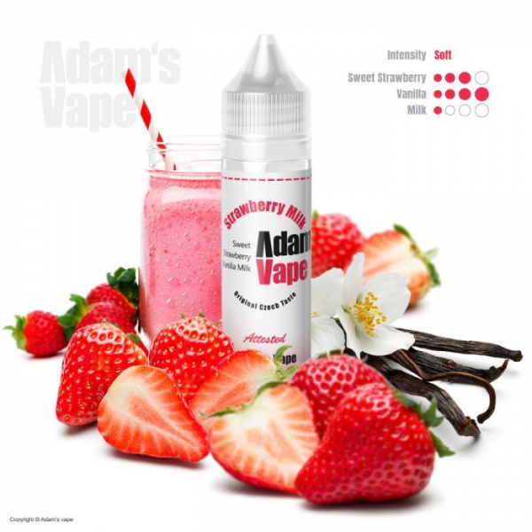 Adam´s Vape S&V příchuť Strawberry Milk 10ml