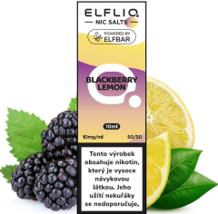 ELFLIQ Nic SALT liquid Blackberry Lemon 10ml - 10mg