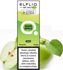 ELFLIQ Nic SALT liquid Sour Apple 10ml - 10mg